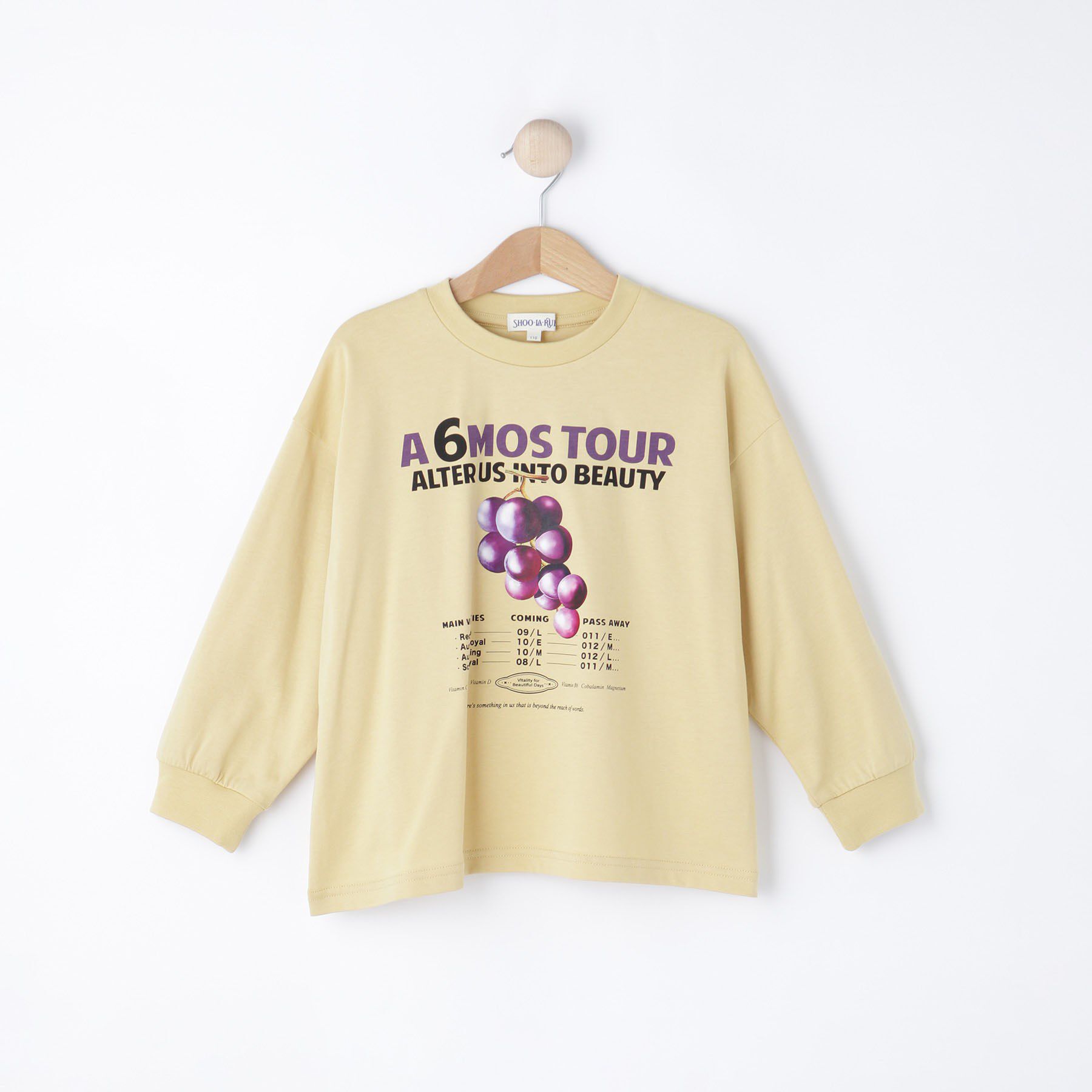 SHOO･LA･RUE「【100-150cm/レディースリンク】プリントアソートロンT」|Tシャツ・カットソー|イエロー(731)