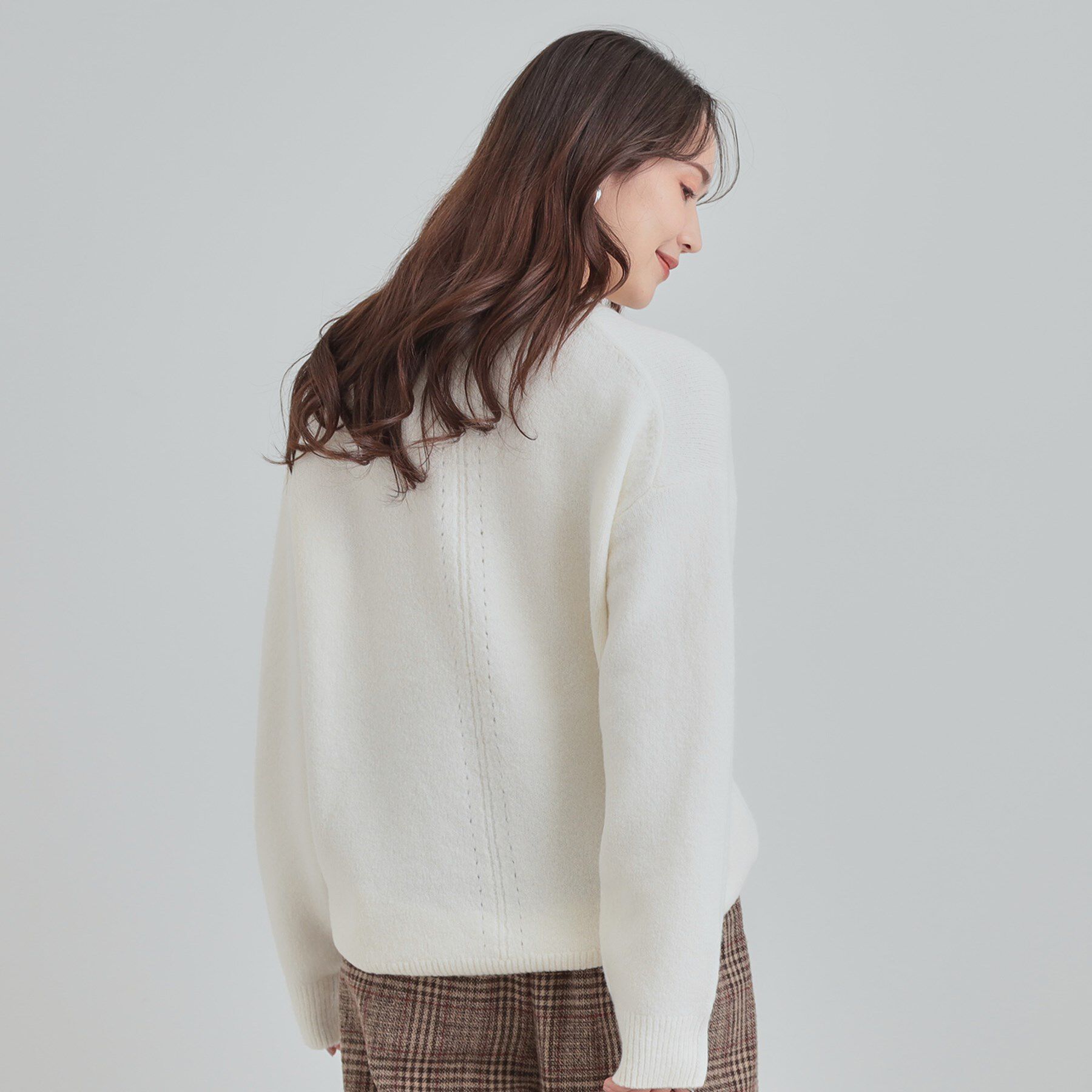 SHOO･LA･RUE「【洗濯機可】お気に入りカラーを身にまとって　ふんわりゆるニット」|ニット・セーター|