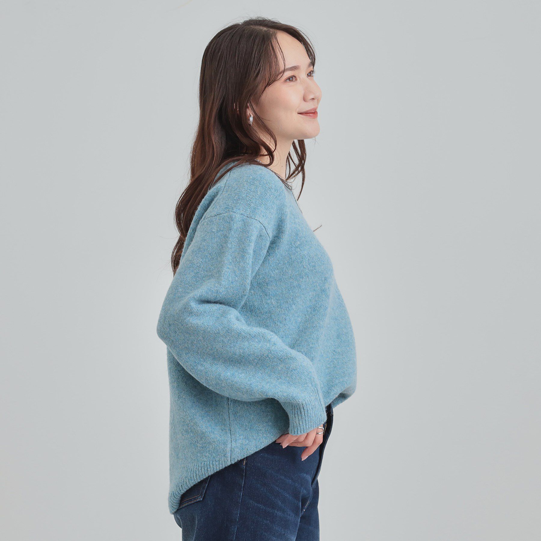 SHOO･LA･RUE「【洗濯機可】お気に入りカラーを身にまとって　ふんわりゆるニット」|ニット・セーター|