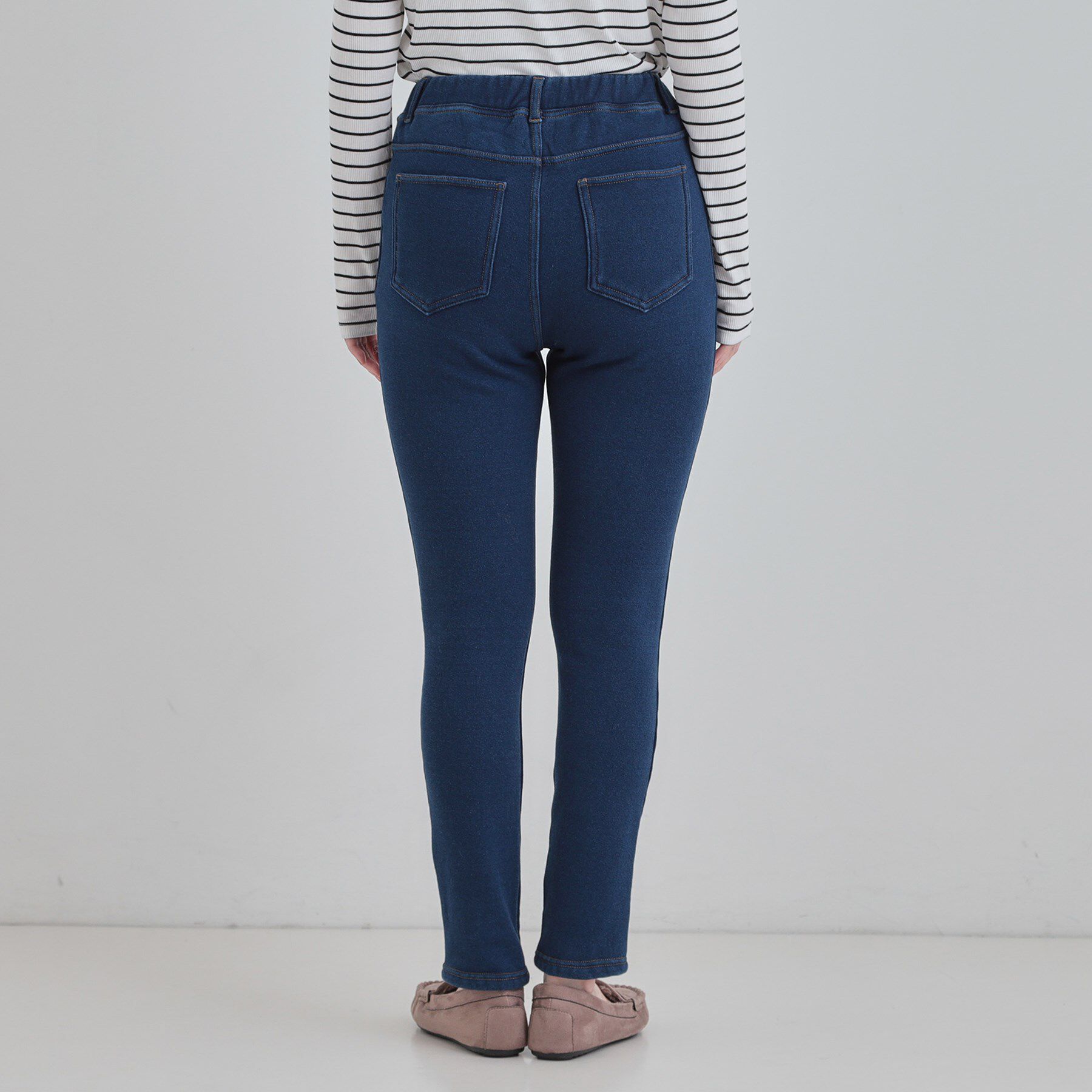 SHOO･LA･RUE「【あったか/洗濯機可/S-LL】裏シャギーデニム風レギンス」|その他|