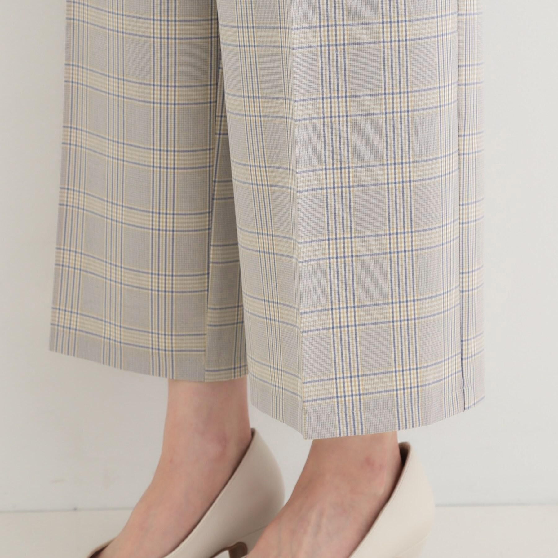 SHOO･LA･RUE「【着丈選べる/S-LL】センタープレスできちんと見え イージーワイドパンツ」|その他|