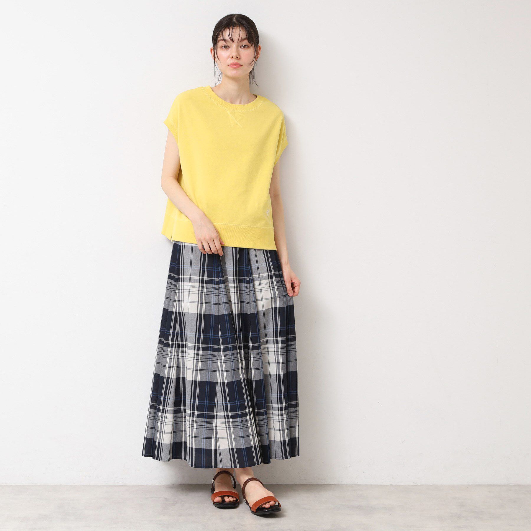 Dessin「【洗える】フレンチスリーブリブ付きカットソー（S～L）」|Tシャツ・カットソー|