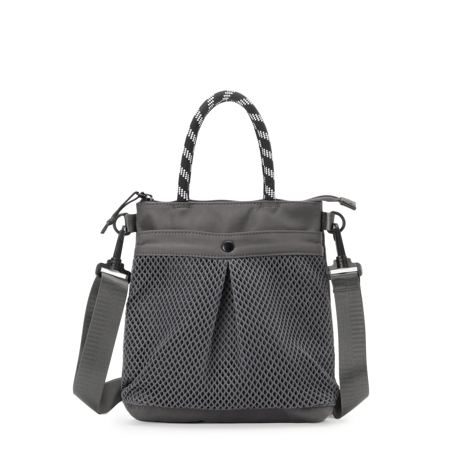 Dessin「メッシュポケットナイロン  2WAYバッグ」|ショルダー・メッセンジャー|グレー(012)