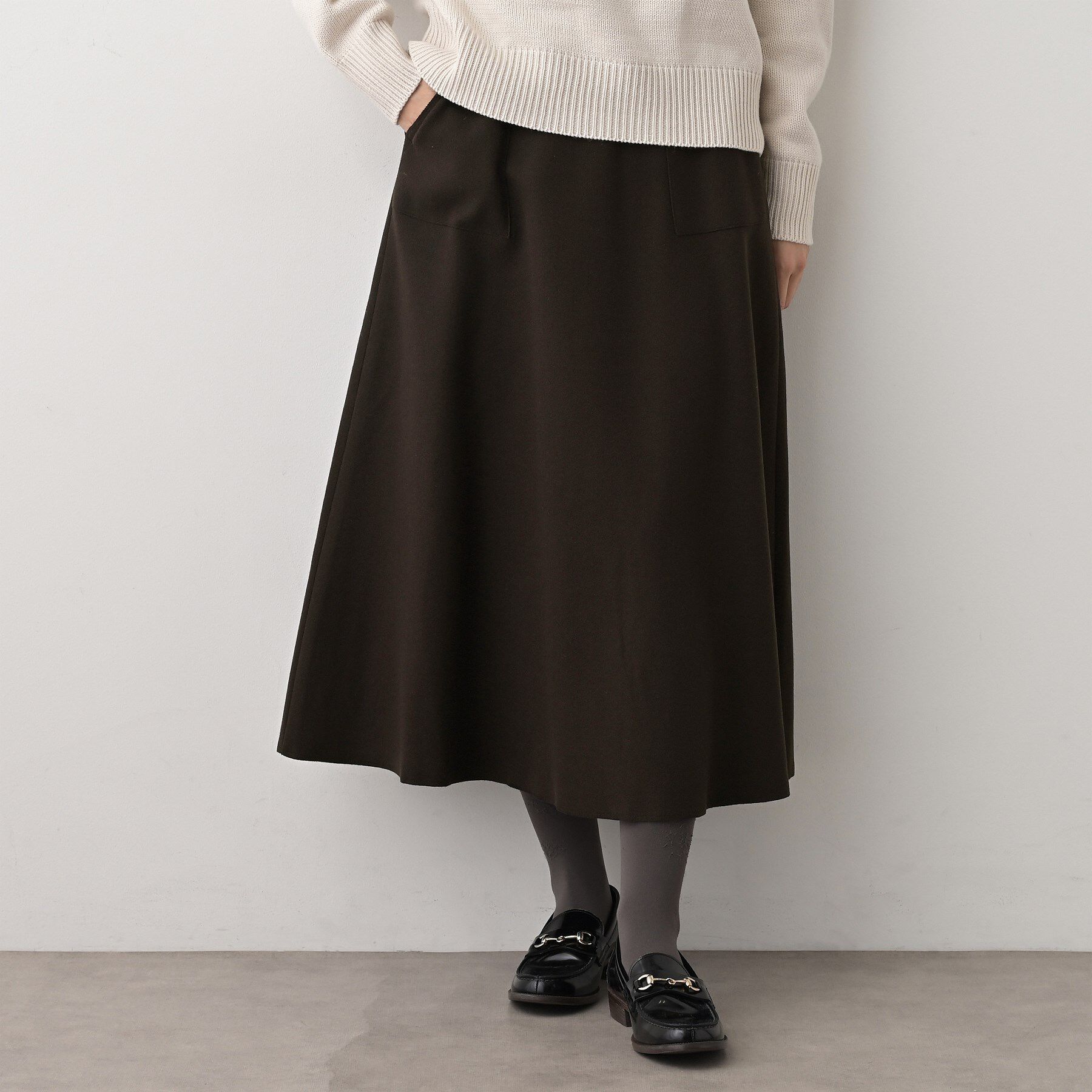 Dessin「メルトンジャージフレアスカート」|スカート|