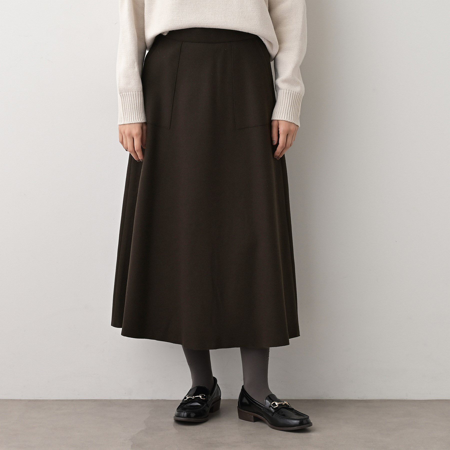 Dessin「メルトンジャージフレアスカート」|スカート|