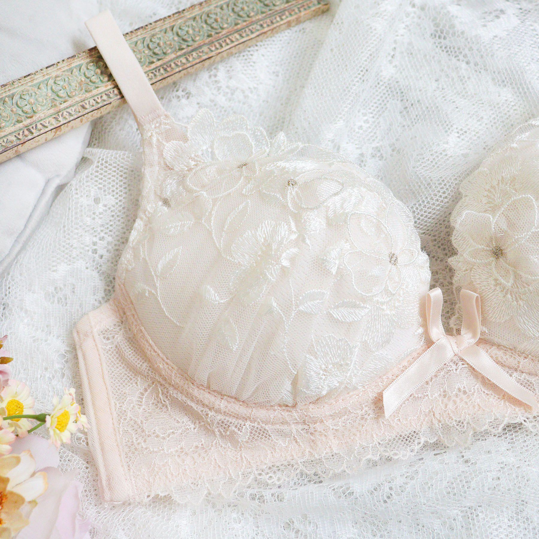 Risa Magli「ルイーザ ノンワイヤーブラ (B-C) ＜ノンワイヤーブラ　メロフィータイプ＞」|インナー|