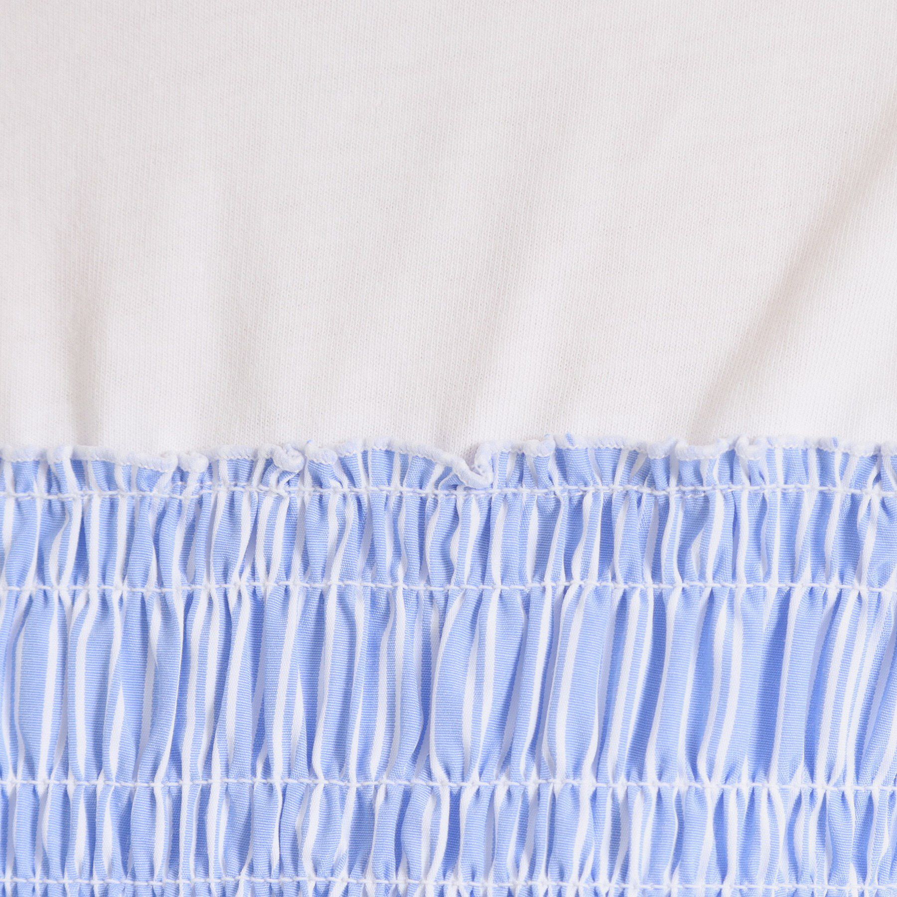 ITS&rsquo;DEMO「【手洗い可】ストライプビスチェ風トップス」|Tシャツ・カットソー|