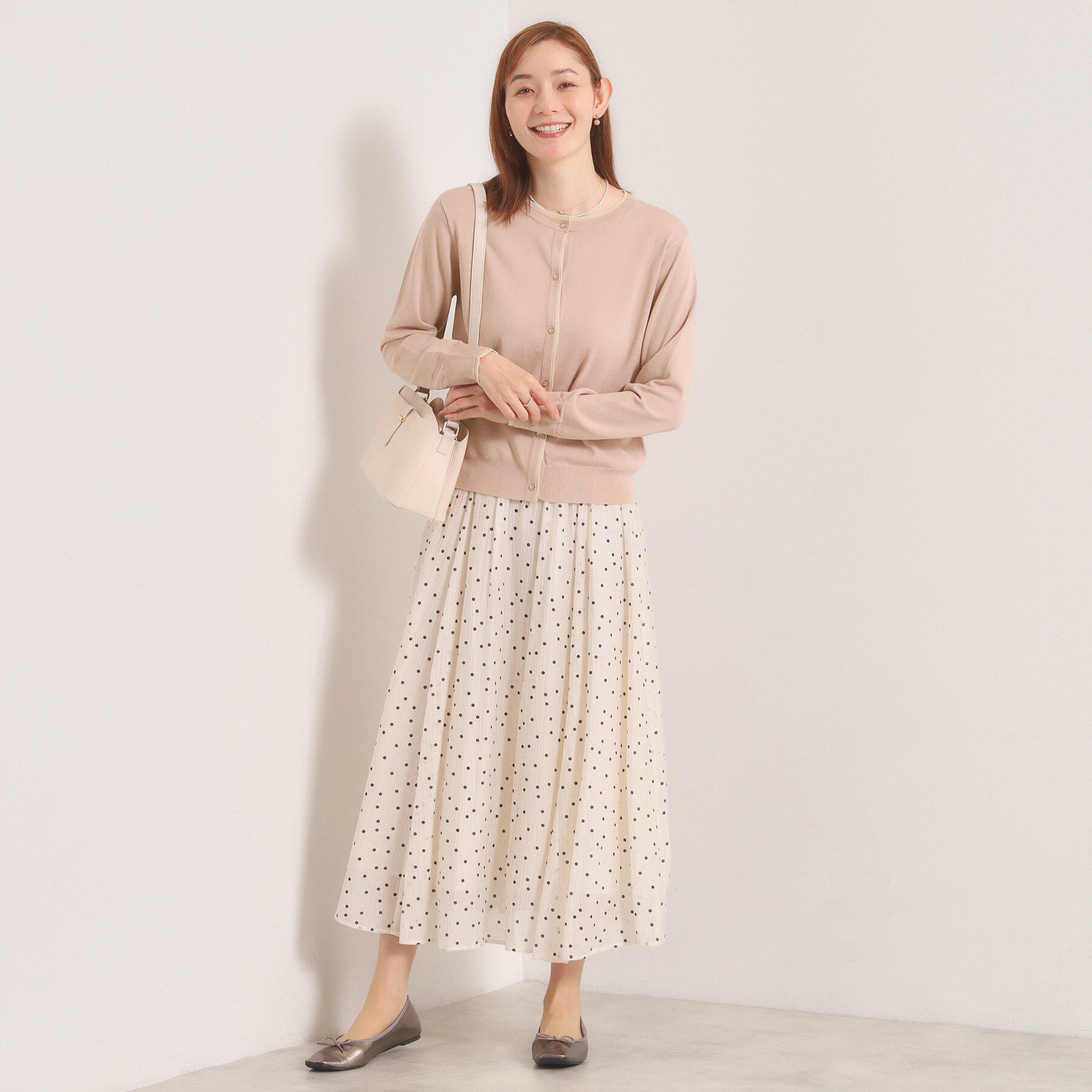 ITS&rsquo;DEMO「【手洗い可】レイヤード風カーディガン」|カーディガン|