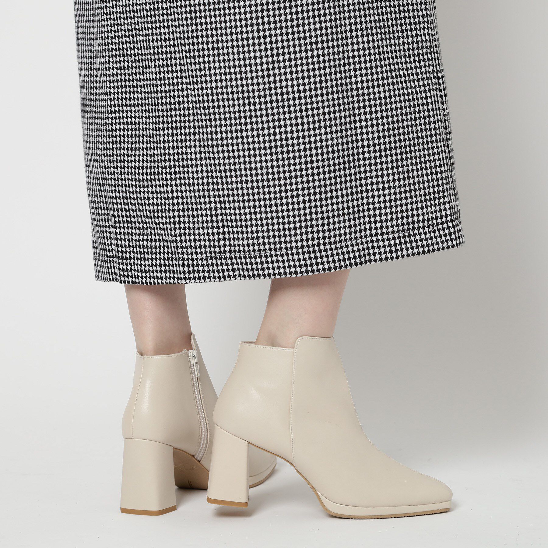 ESPERANZA「ブロックヒールショートブーツ」|ショートブーツ|