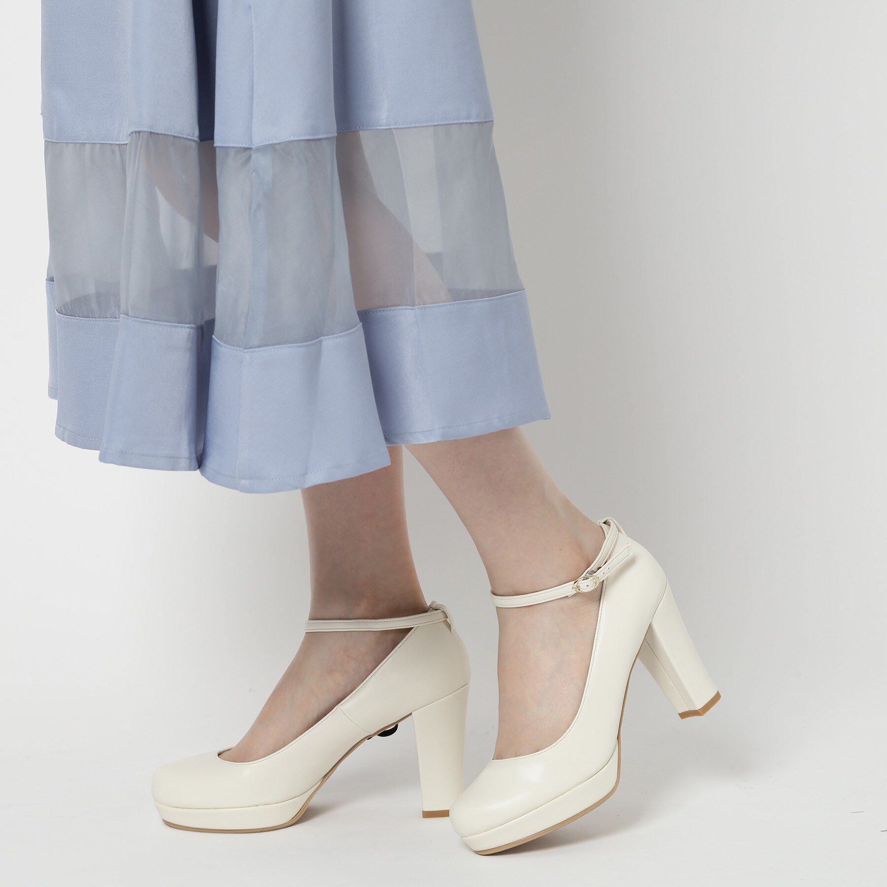 ESPERANZA「3WAYチャンキーヒールパンプス」|パンプス|