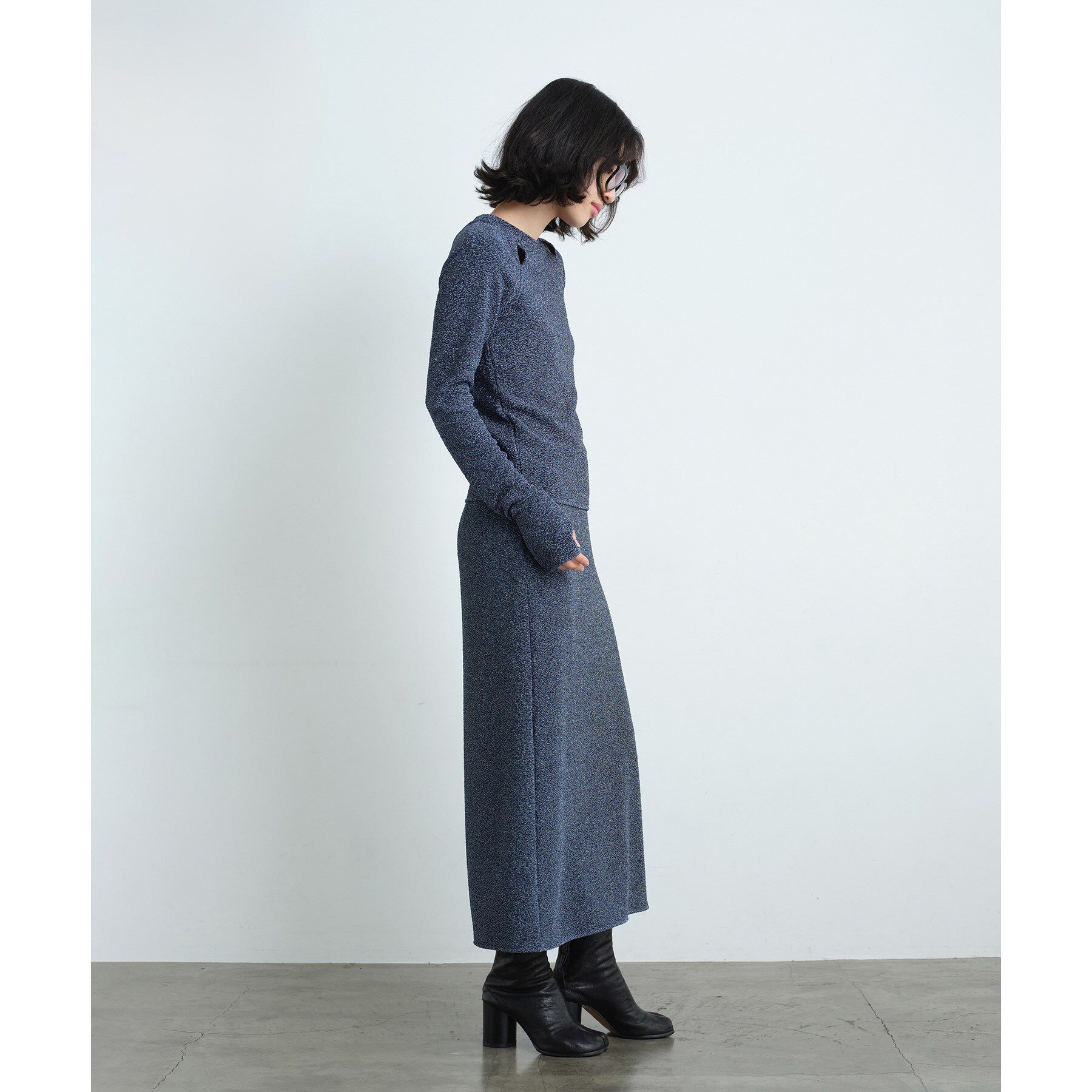 CODE A「cut－out lame top」|Tシャツ・カットソー|