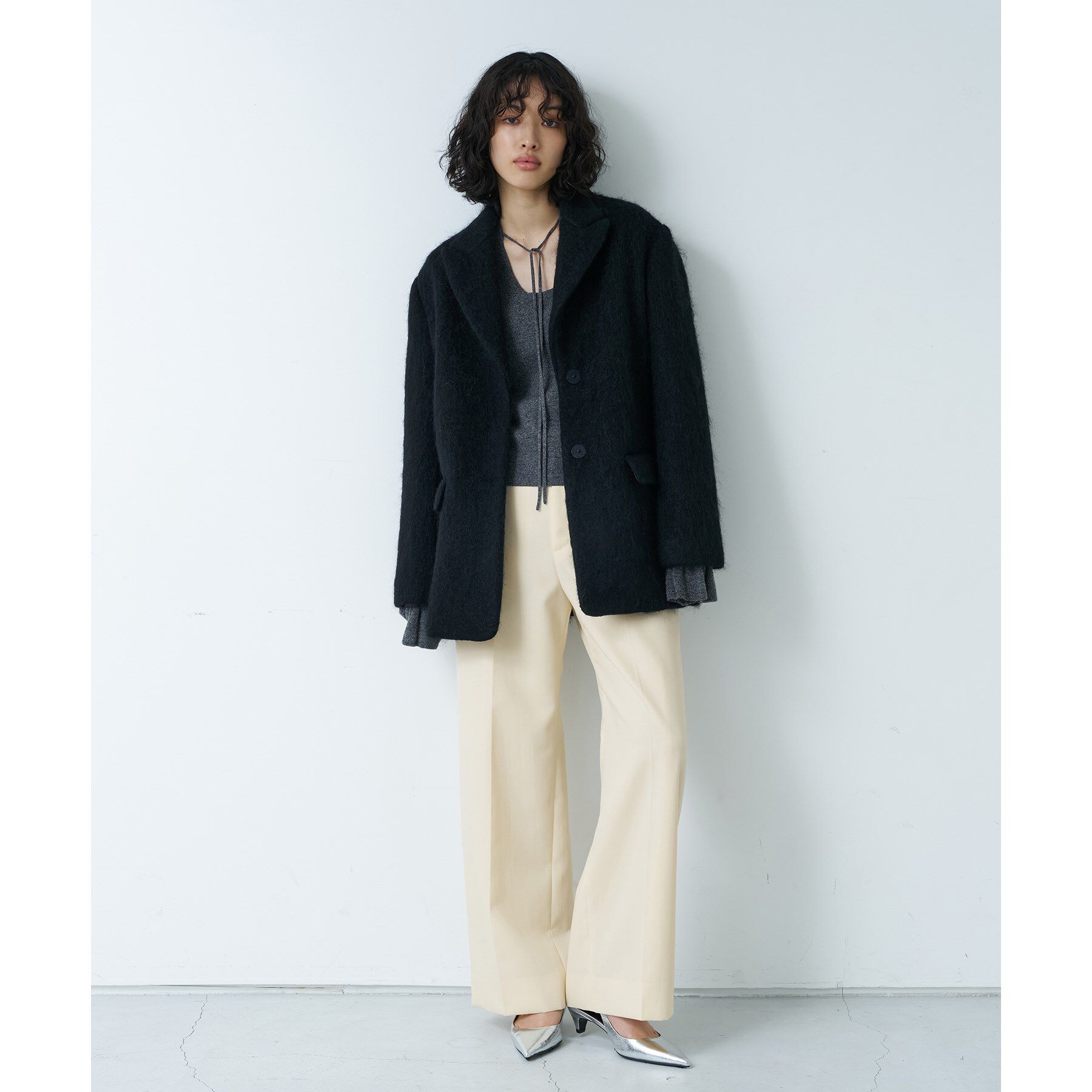 CODE A「◆shaggy jacket coat」|チェスターコート|