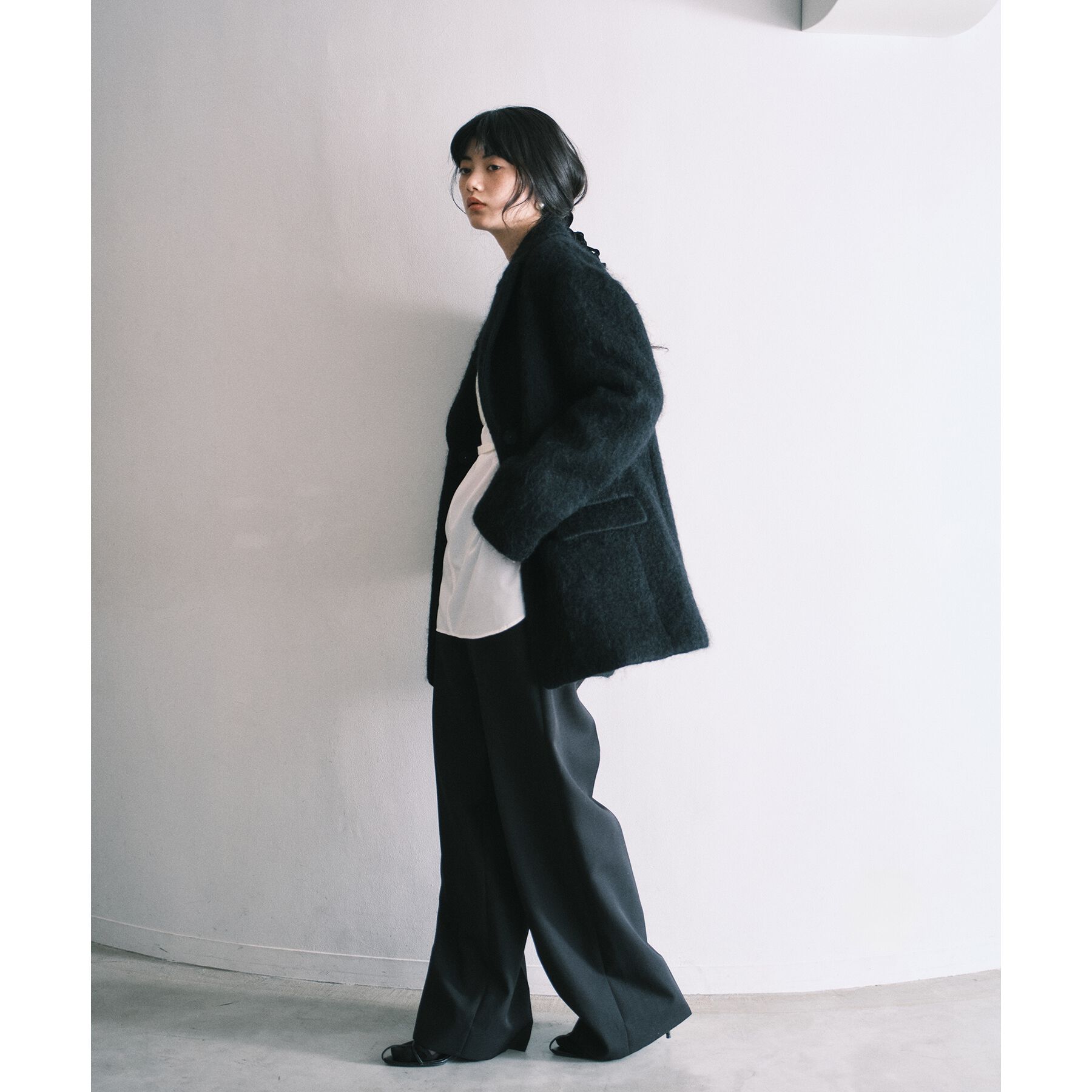 CODE A「◆shaggy jacket coat」|チェスターコート|