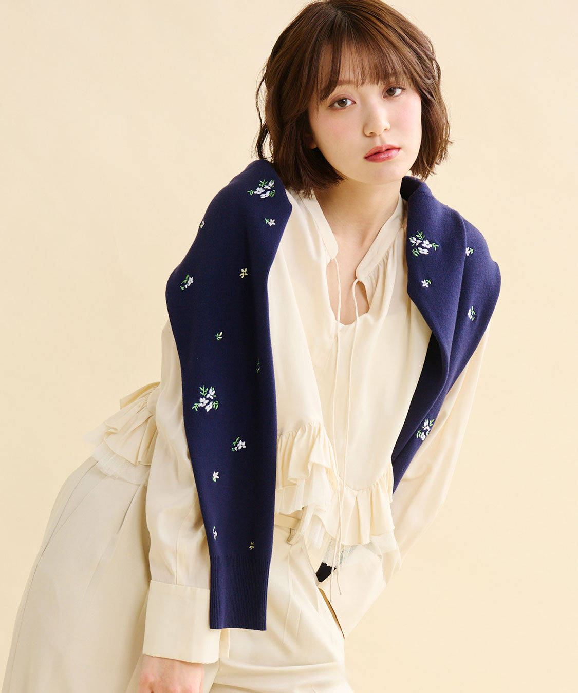 COCO DEAL「ヘムフリルブラウス」|シャツ・ブラウス|