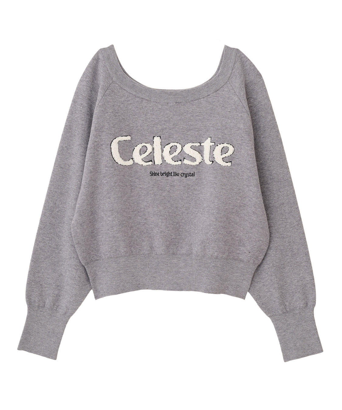 COCO DEAL「スウェットライクロゴニット」|ニット・セーター|