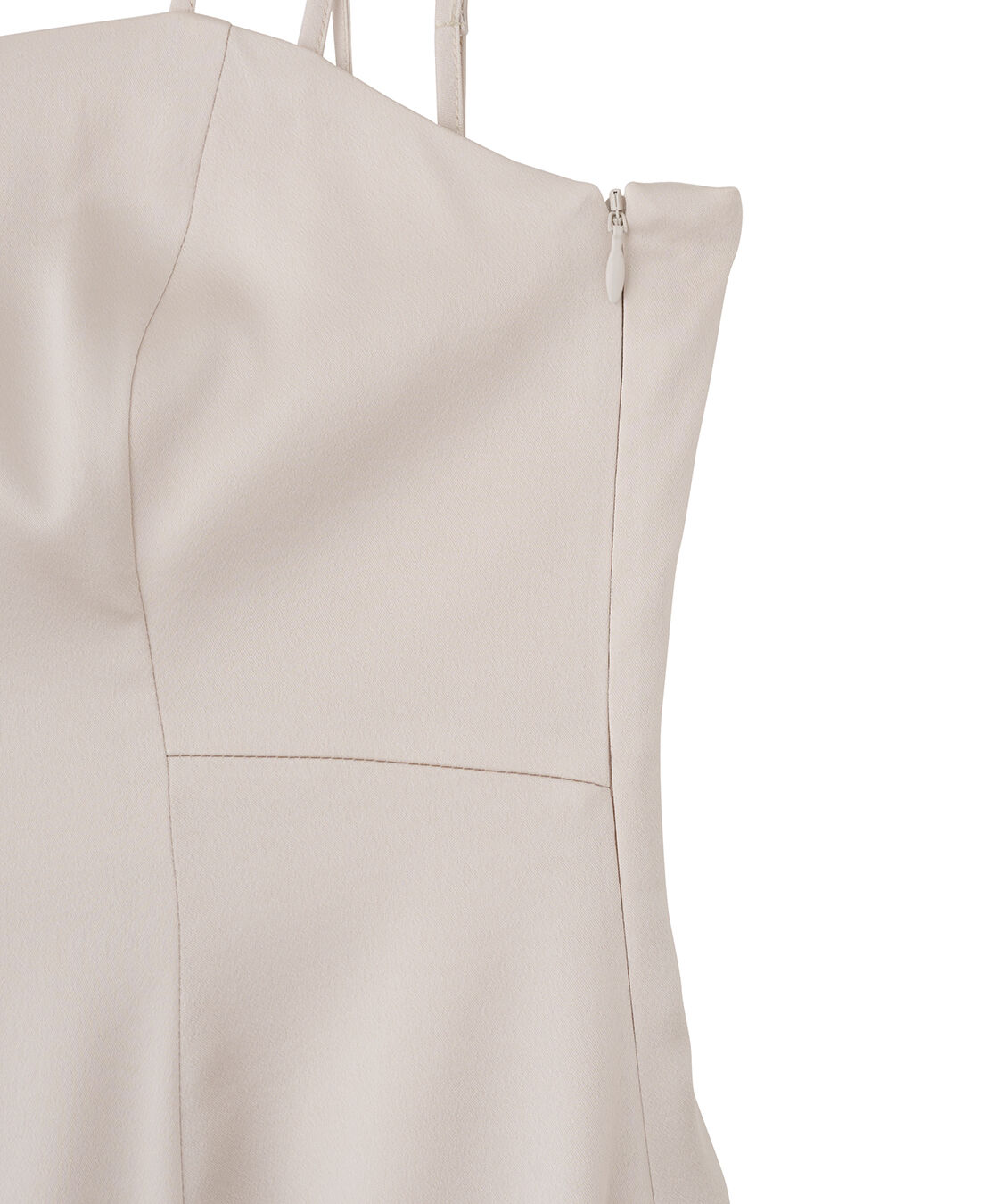 COCO DEAL「バルーンヘムバックデザインサテンワンピース」|ワンピース|