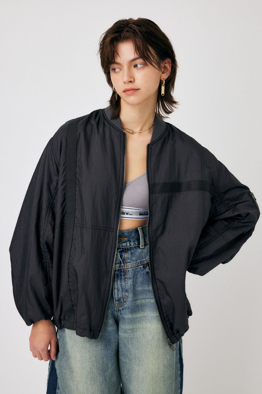 MOUSSY「BOMBER LIGHT ジャケット」|ブルゾン・スタジャン|