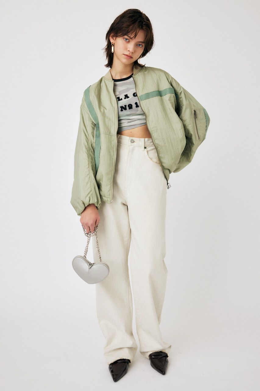 MOUSSY「BOMBER LIGHT ジャケット」|ブルゾン・スタジャン|