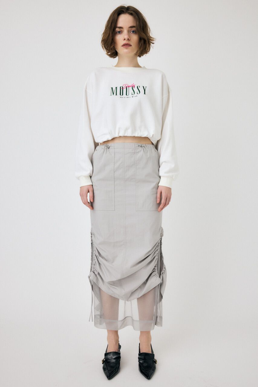 MOUSSY「MESH LAYERED CARGO スカート」|スカート|