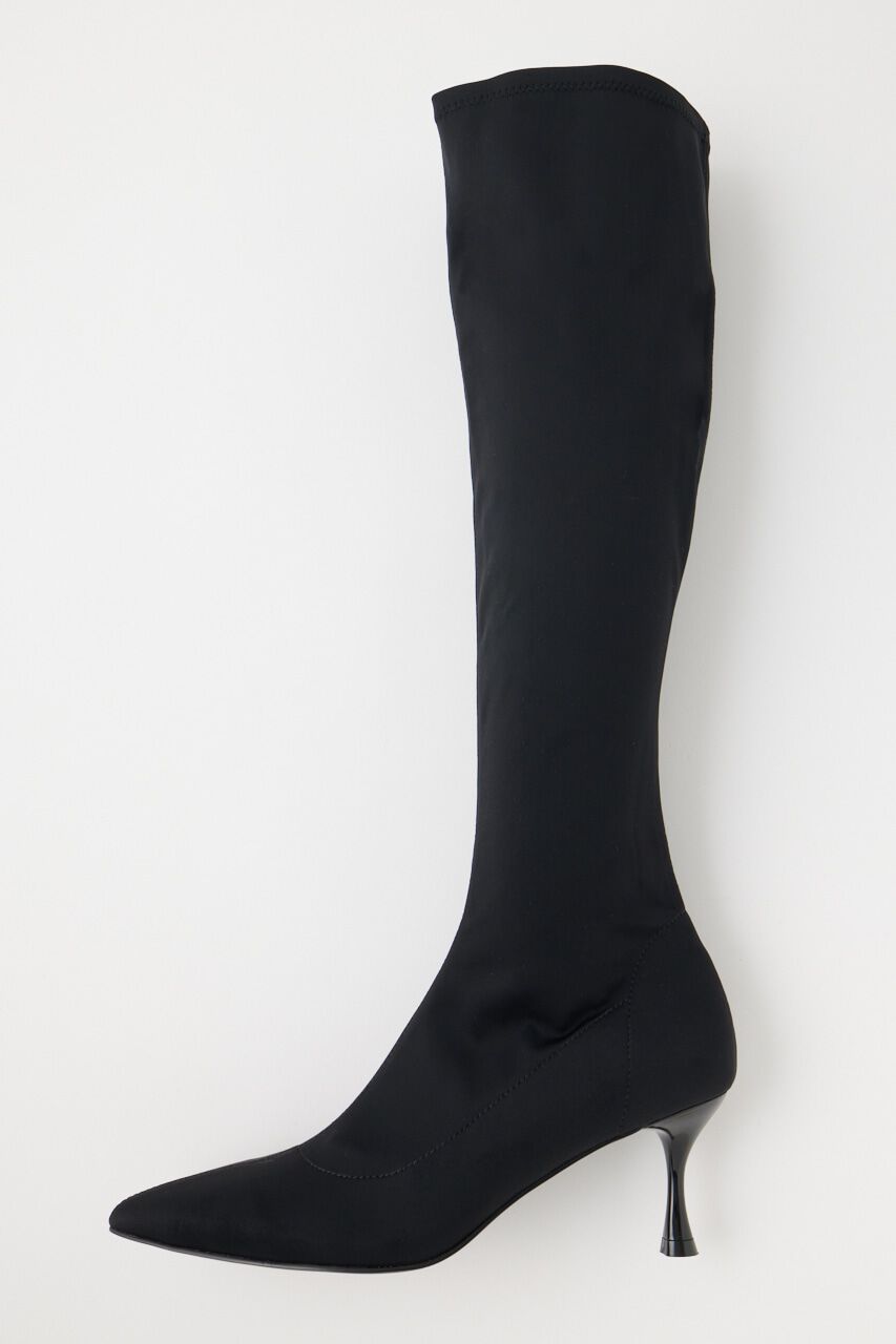 MOUSSY「STRETCH SOCKS ロングブーツ」|その他|BLK