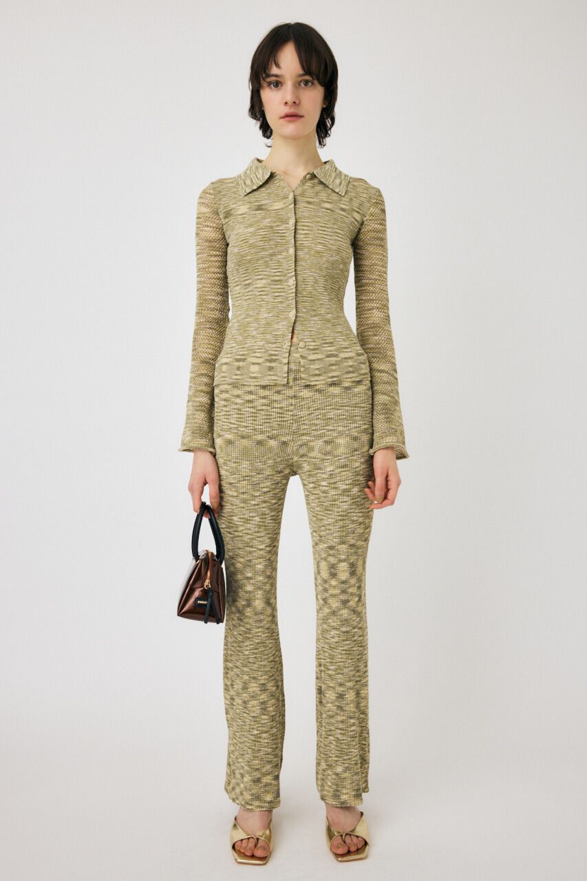 MOUSSY「MULTI BORDER ニットパンツ」|その他|