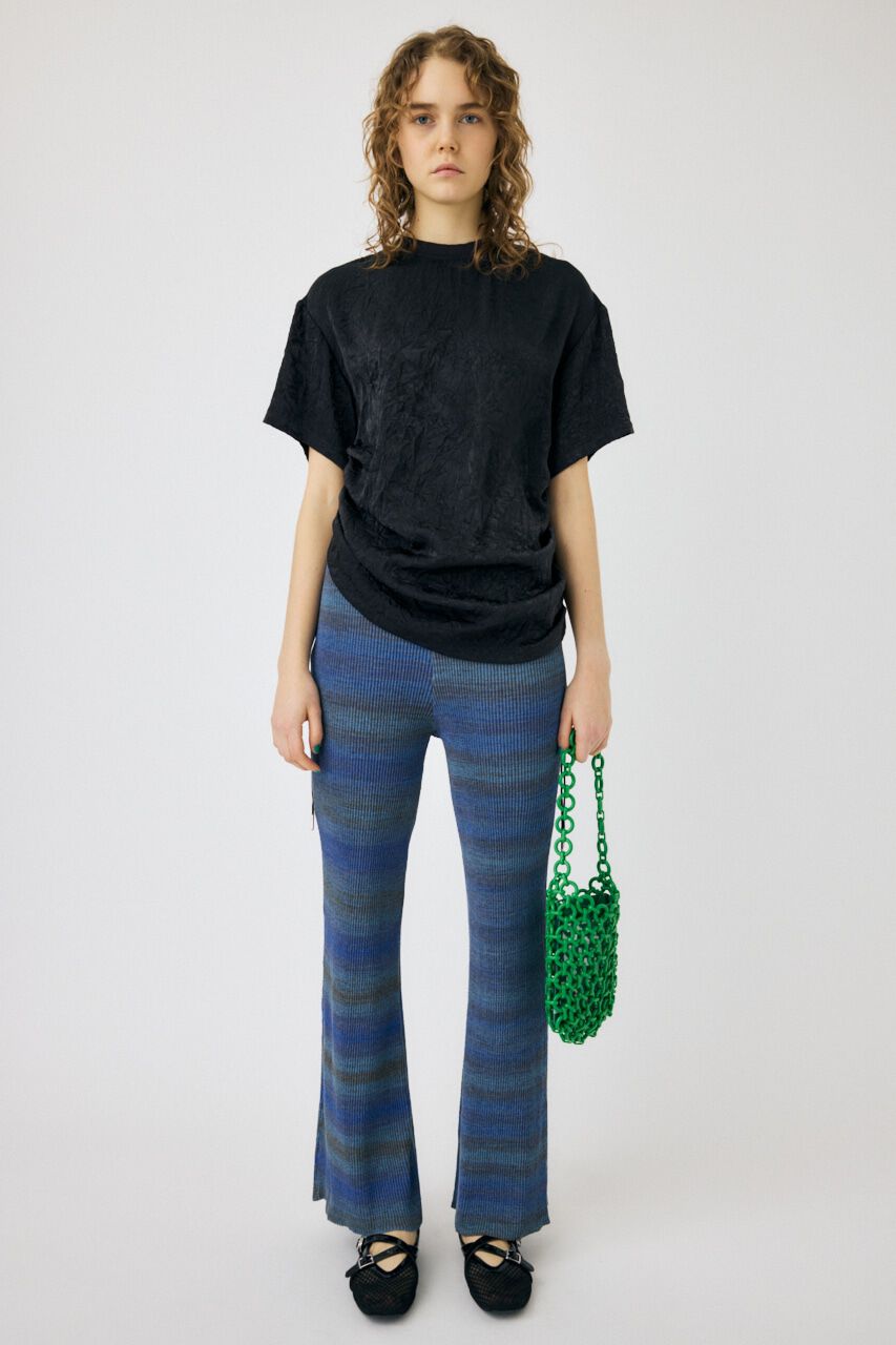 MOUSSY「MULTI BORDER ニットパンツ」|その他|