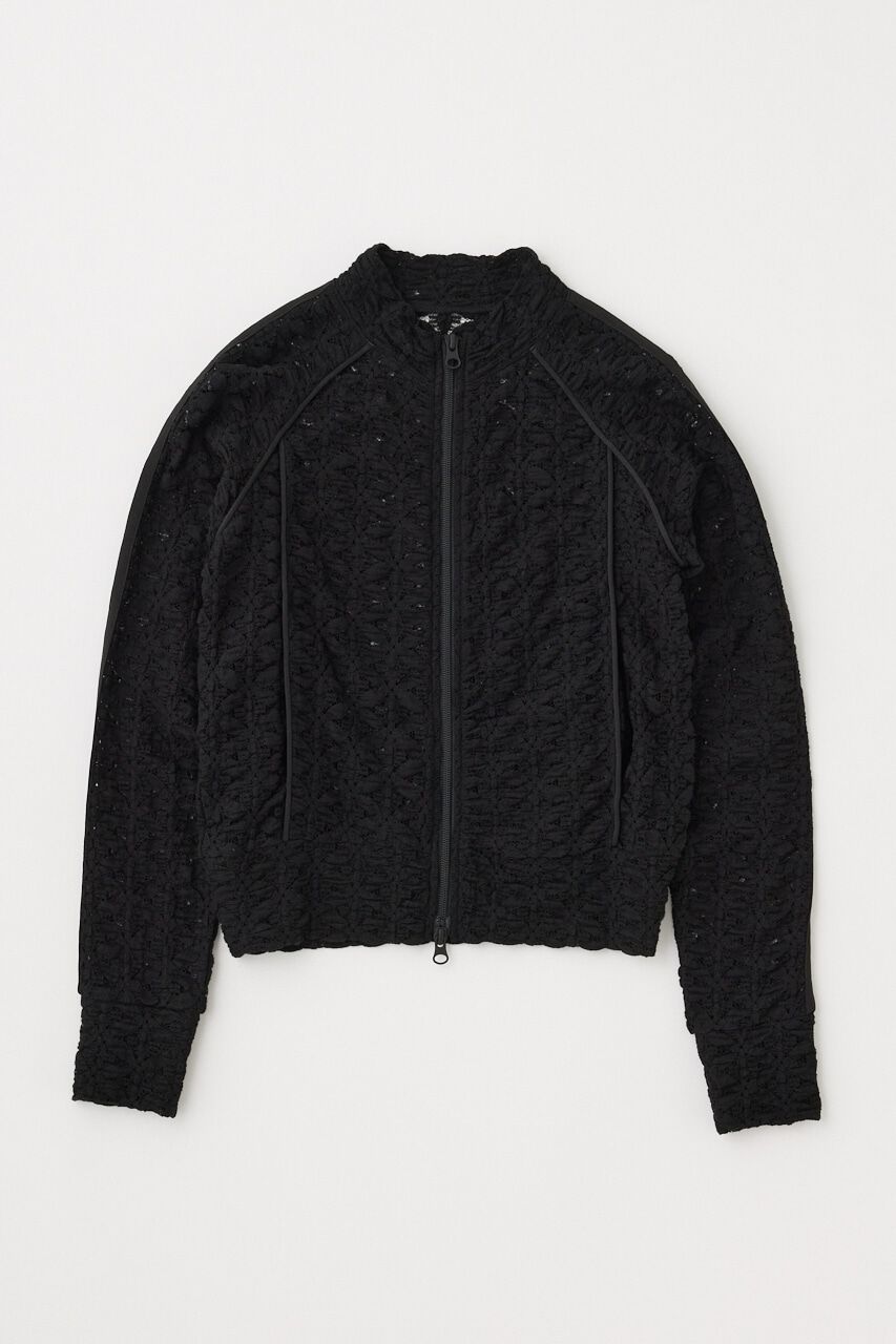 MOUSSY「BUMPY LACE TRACK ジャケット」|その他|BLK