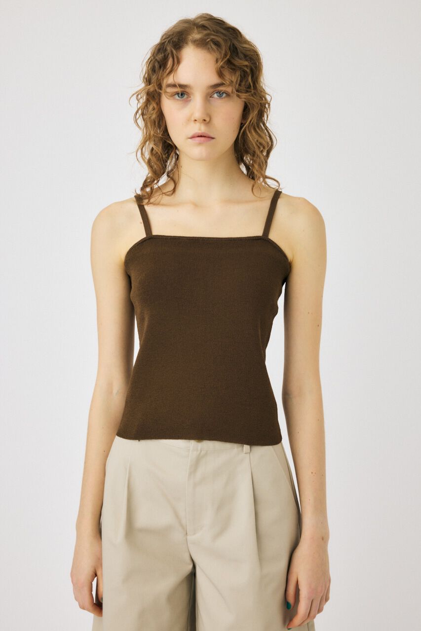 MOUSSY「KNIT キャミ & RIBBON シャツセット」|シャツ・ブラウス|