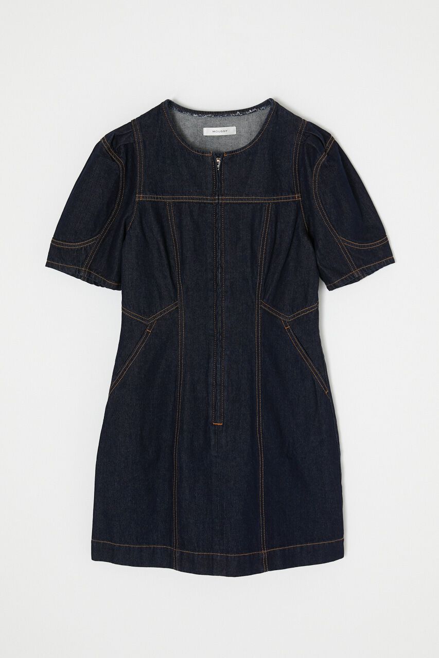 MOUSSY「FRONT ZIP MINI ドレス」|ワンピース|
