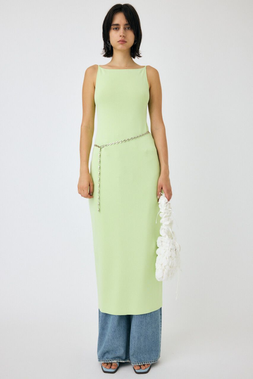 MOUSSY「BACKLESS ニットドレス」|ワンピース|