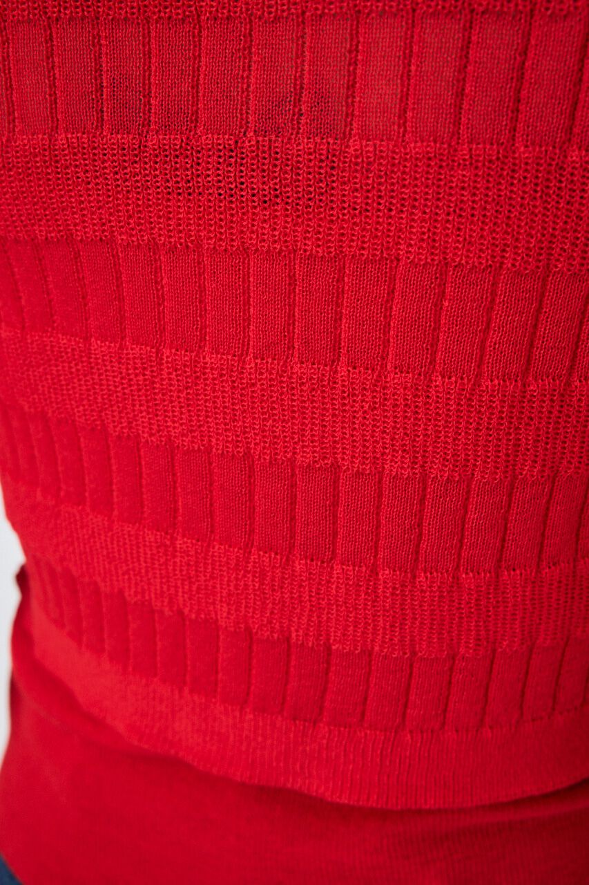 MOUSSY「KNIT CAMI & RIBBON シャツセット」|ニット・セーター|