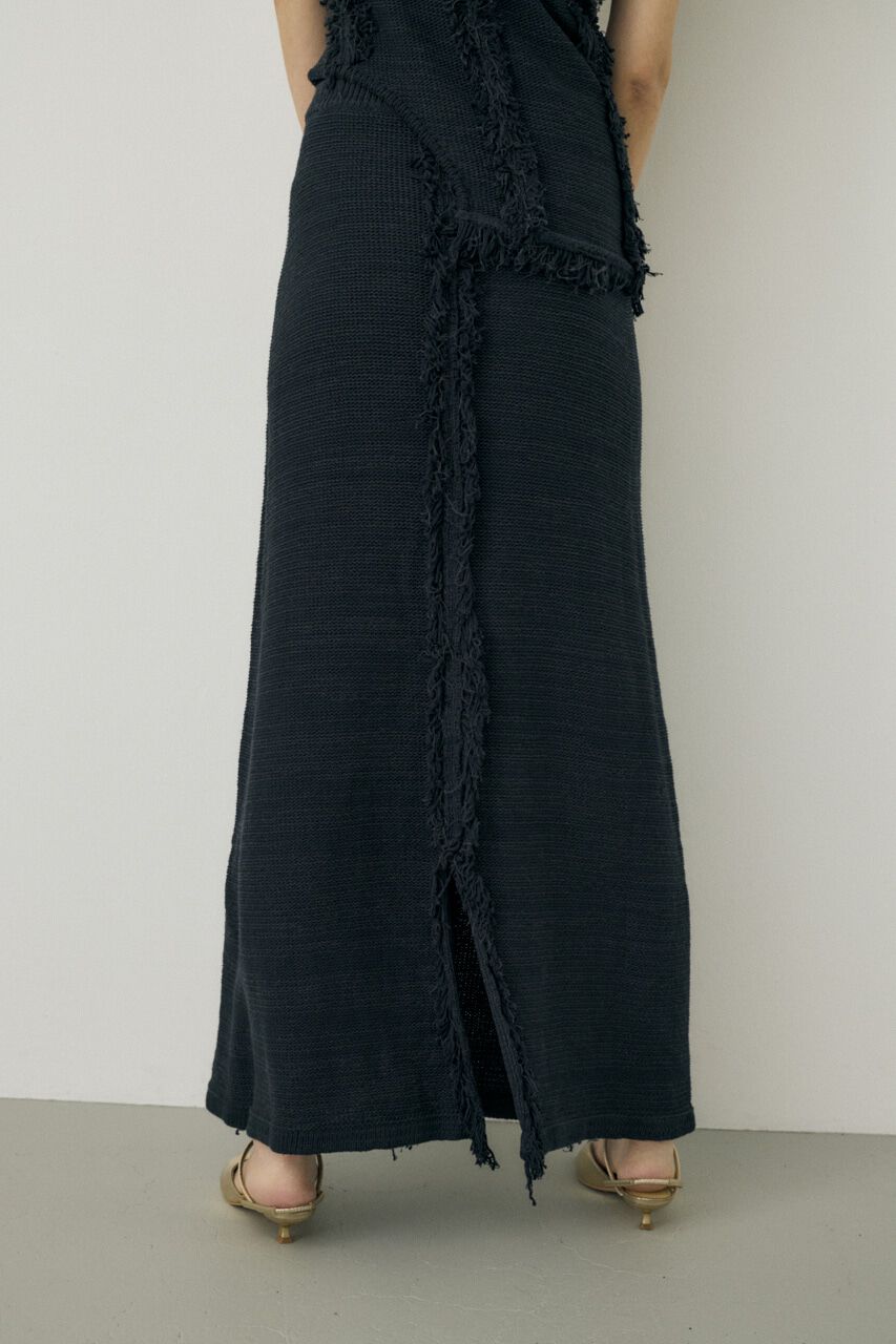 MOUSSY「ツイードニットスカート　オーガニックコットン使用」|スカート|