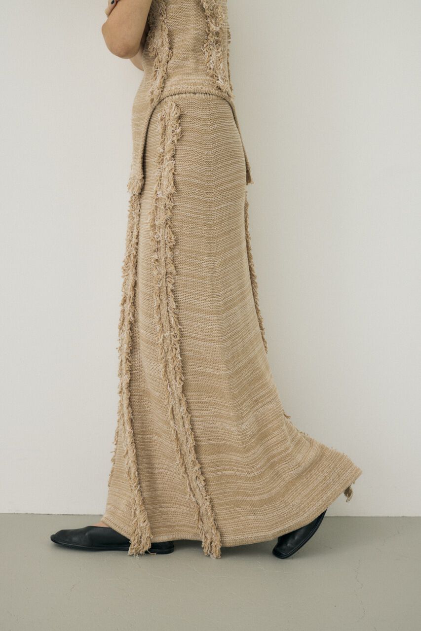 MOUSSY「ツイードニットスカート　オーガニックコットン使用」|スカート|