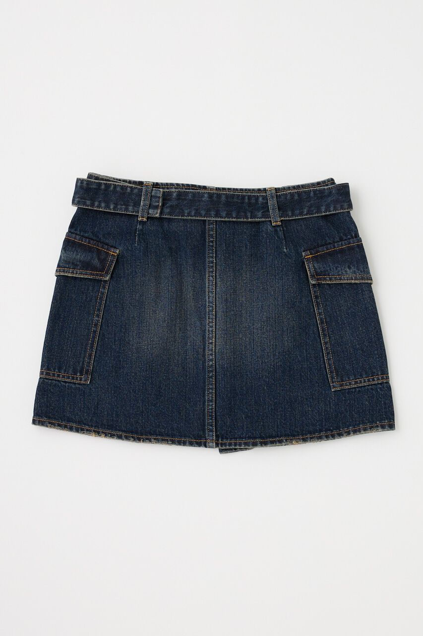 MOUSSY「WRAP デニムミニスカート」|スカート|