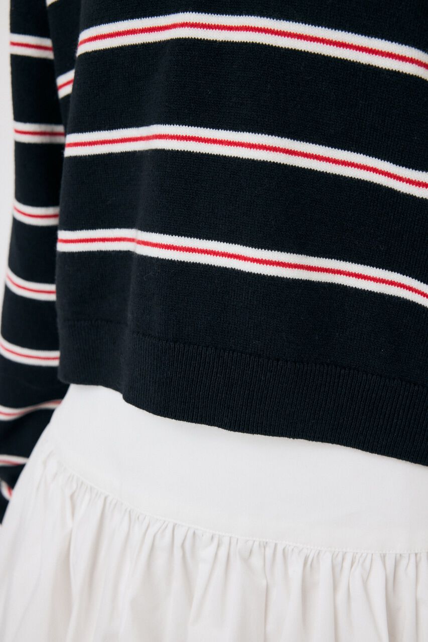 MOUSSY「BOXY KNIT ポロ」|ニット・セーター|