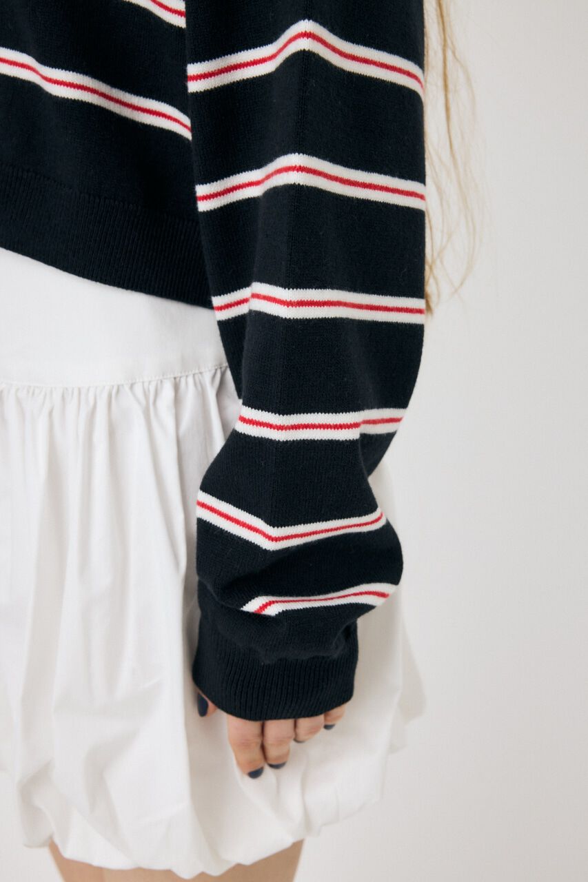 MOUSSY「BOXY KNIT ポロ」|ニット・セーター|