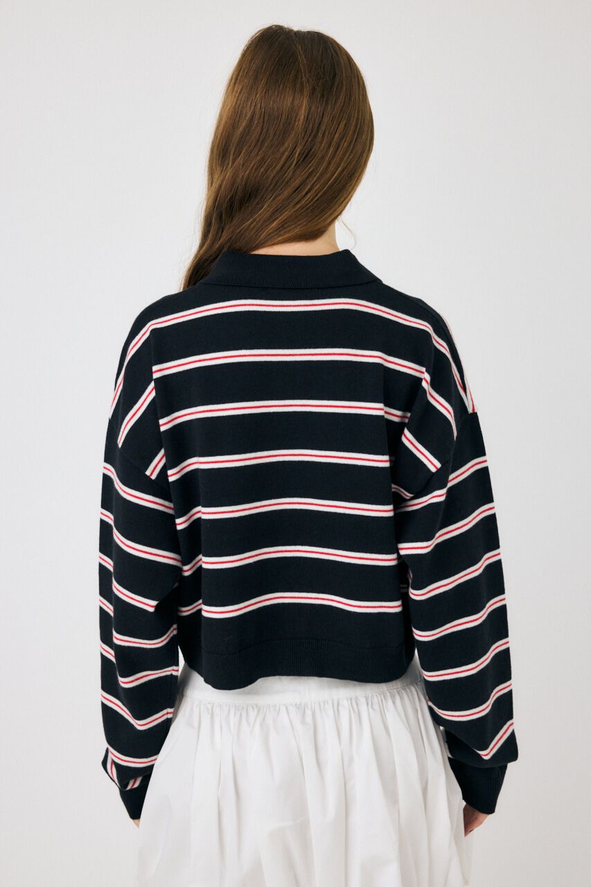 MOUSSY「BOXY KNIT ポロ」|ニット・セーター|