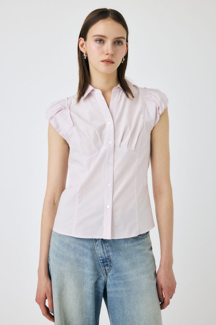 MOUSSY「PIN STRIPE FIT シャツ」|シャツ・ブラウス|