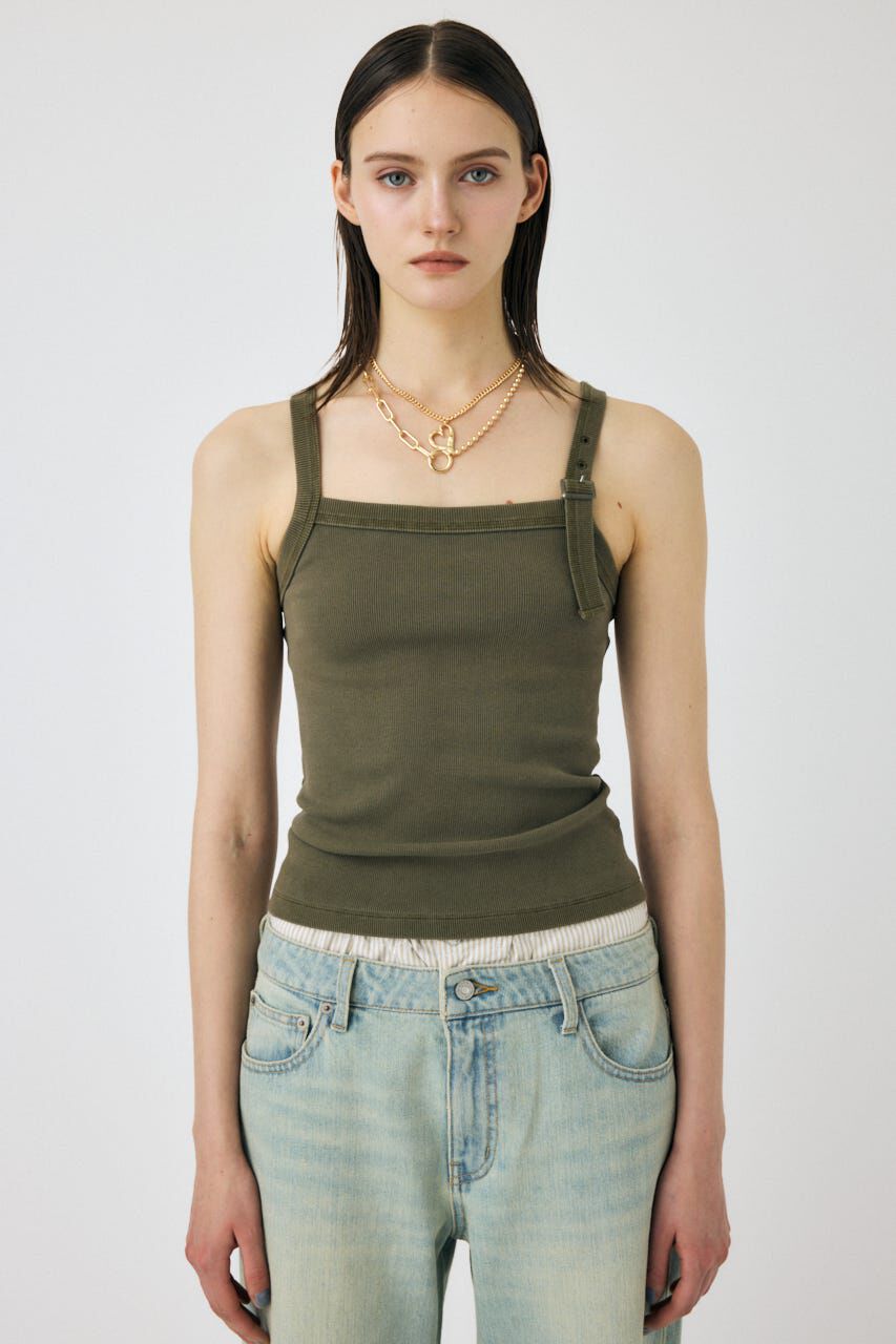 MOUSSY「FADED BELT タンク」|タンクトップ|KHA