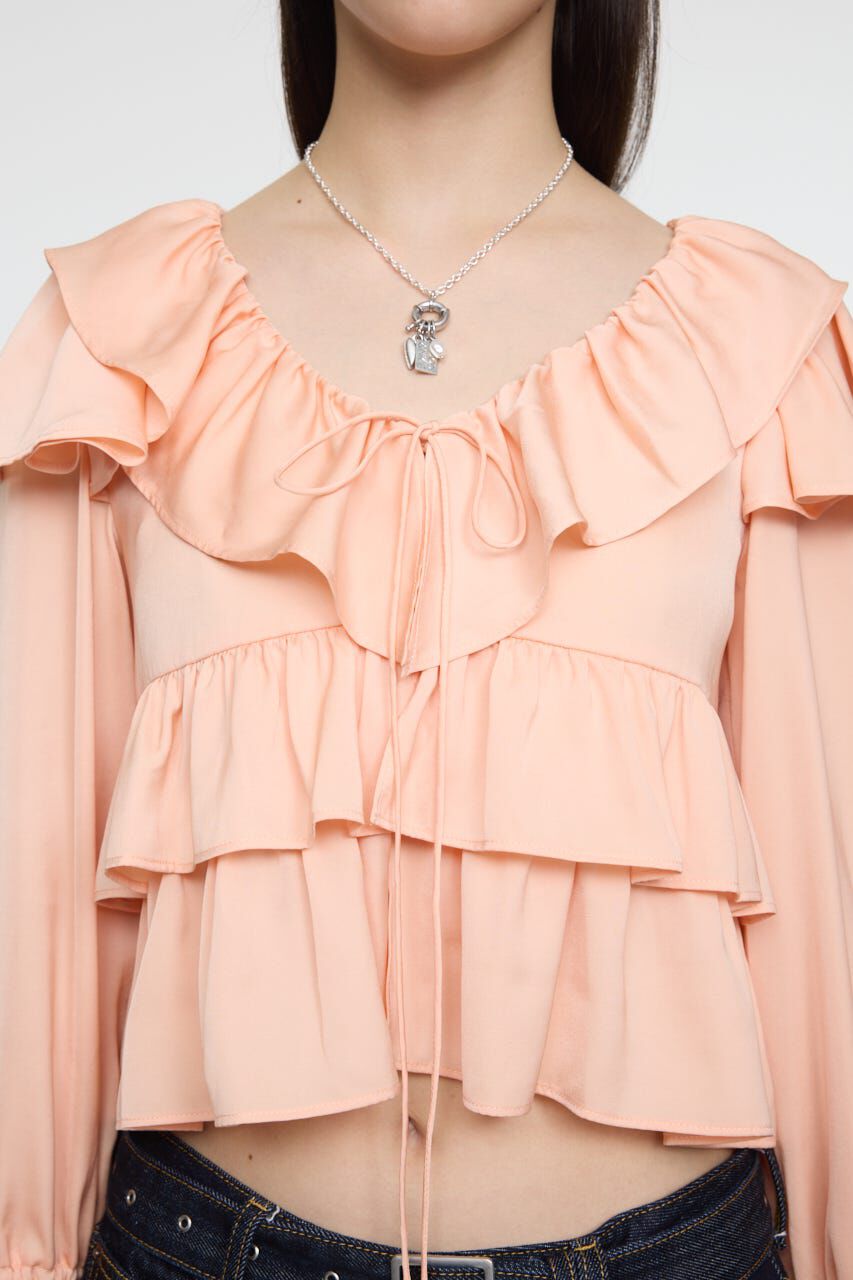 MOUSSY「PETAL ブラウス」|シャツ・ブラウス|