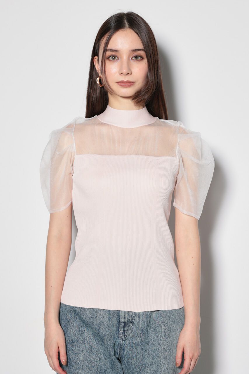 rienda「バックオープンニットトップス」|ニット・セーター|