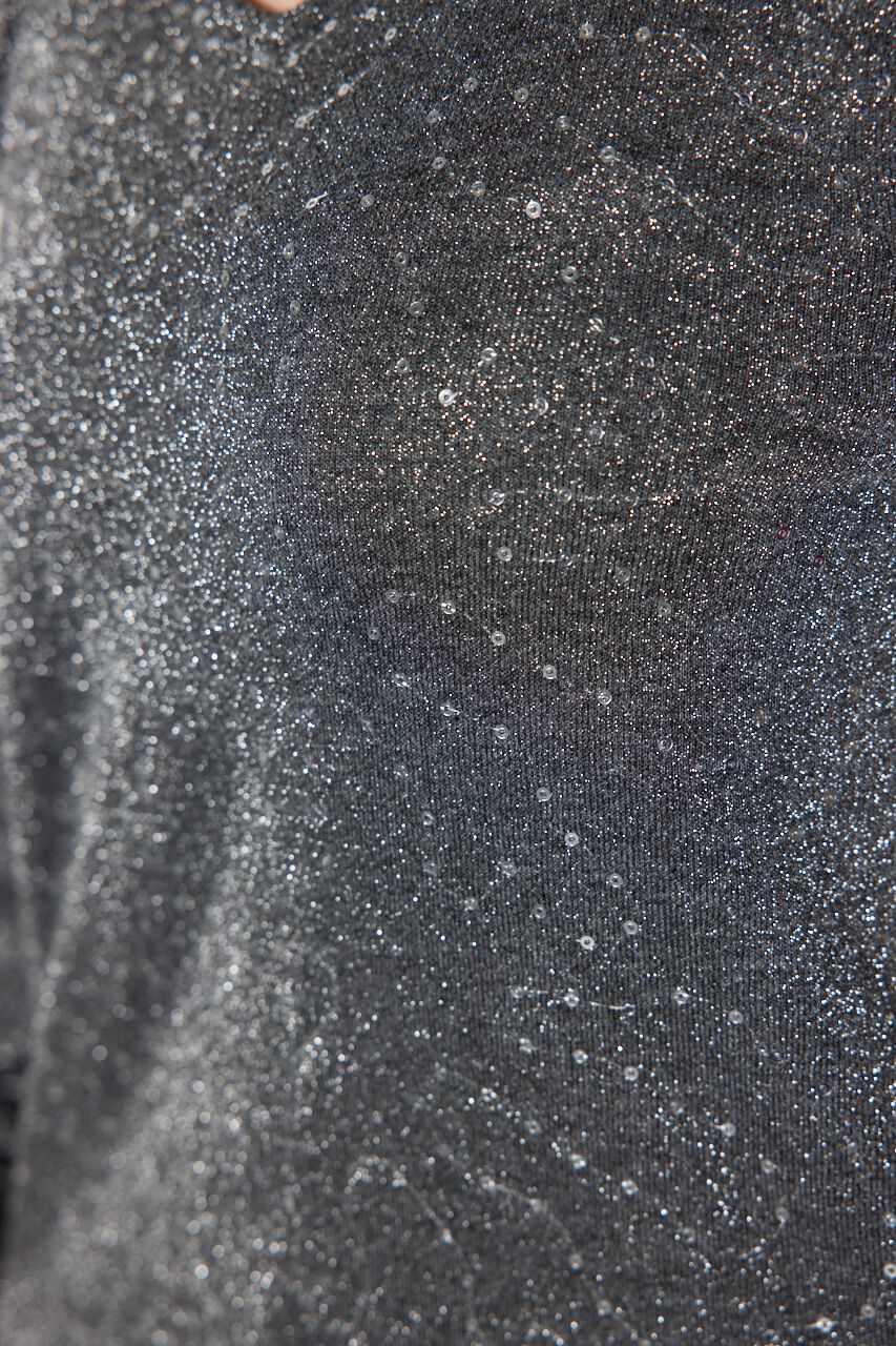 rienda「スパークリングギャザースリーブカットトップス」|Tシャツ・カットソー|