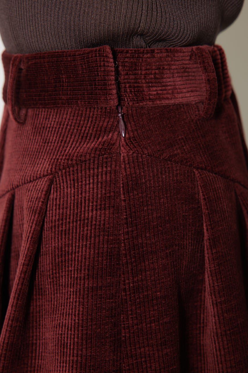 rienda「ボンディングコーデュロイミニスコートショートパンツ」|その他|