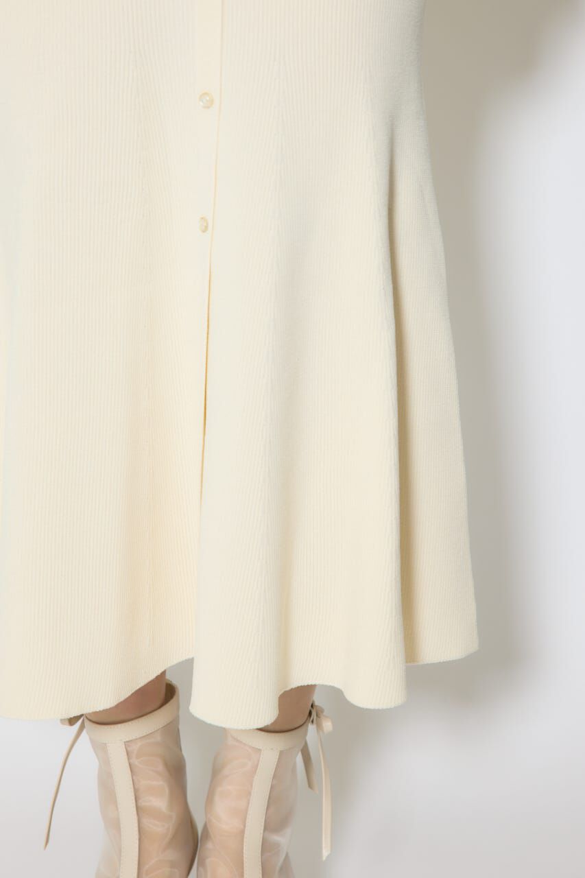 rienda「オープンショルダーフリルニットセットワンピース」|ワンピース|