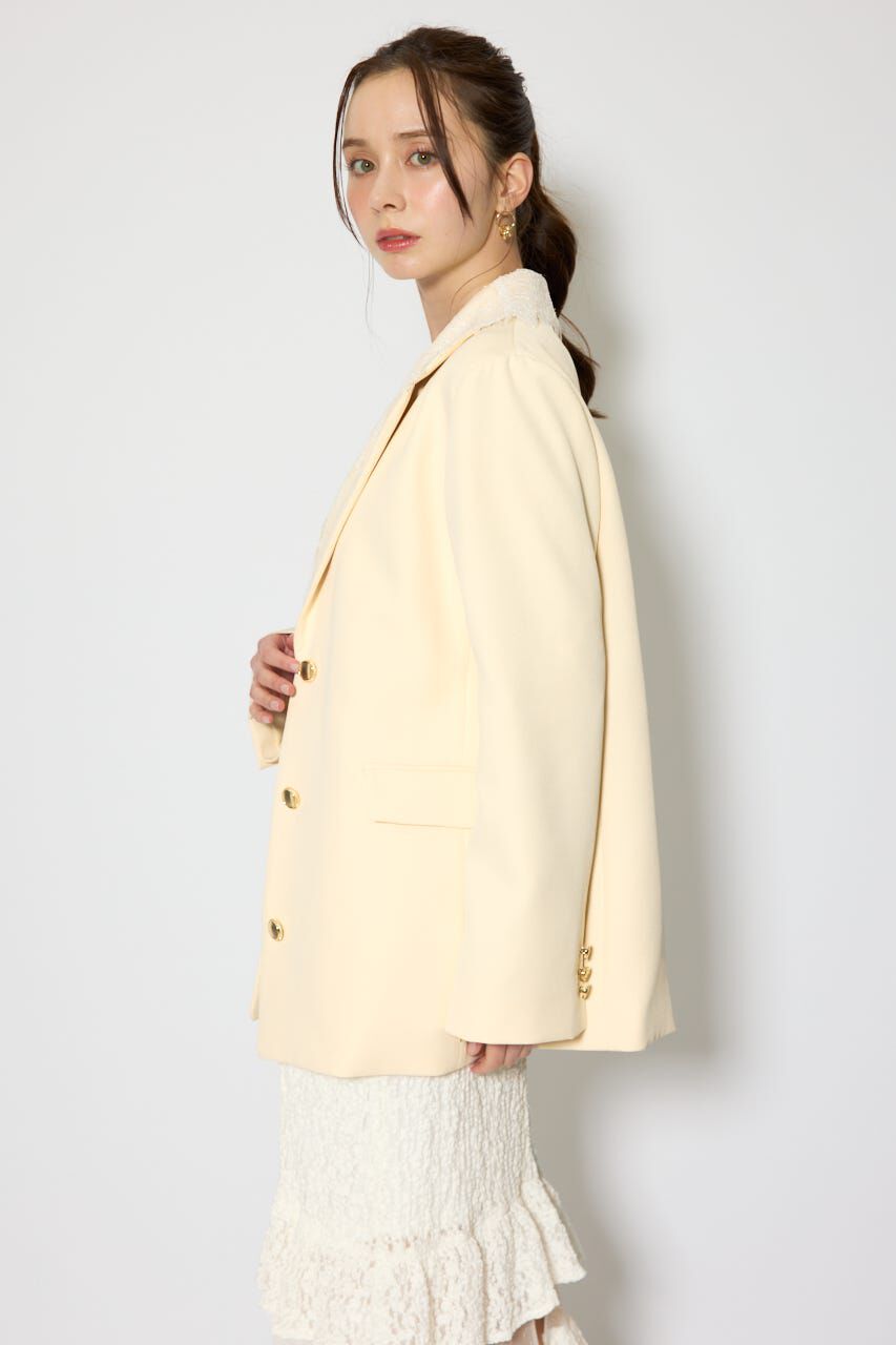 rienda「レースディティール2WAYテーラードジャケット」|その他|