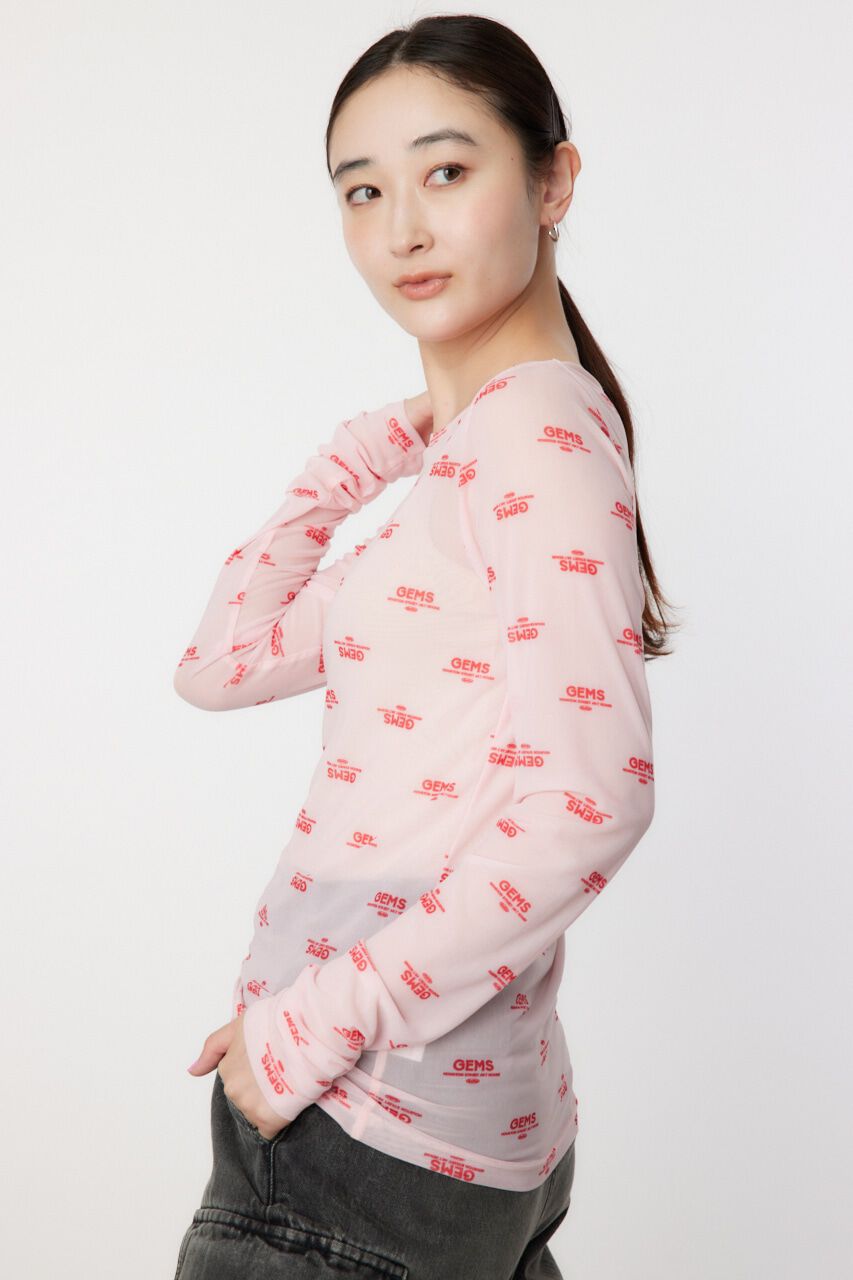 RODEO CROWNS「シアーロゴパターントップス」|Tシャツ・カットソー|