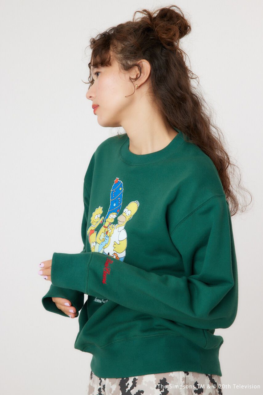 RODEO CROWNS「(THE SIMPSONS)Xmasスウェットトップス」|パーカー|