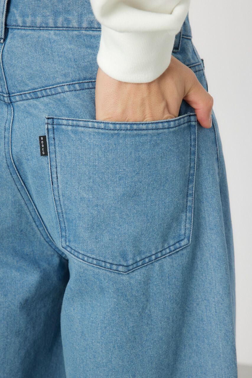 RODEO CROWNS「フェードワイドデニムパンツ」|デニム|