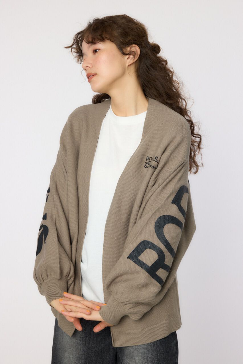 RODEO CROWNS「バックロゴドルマンニットカーディガン」|ニット・セーター|