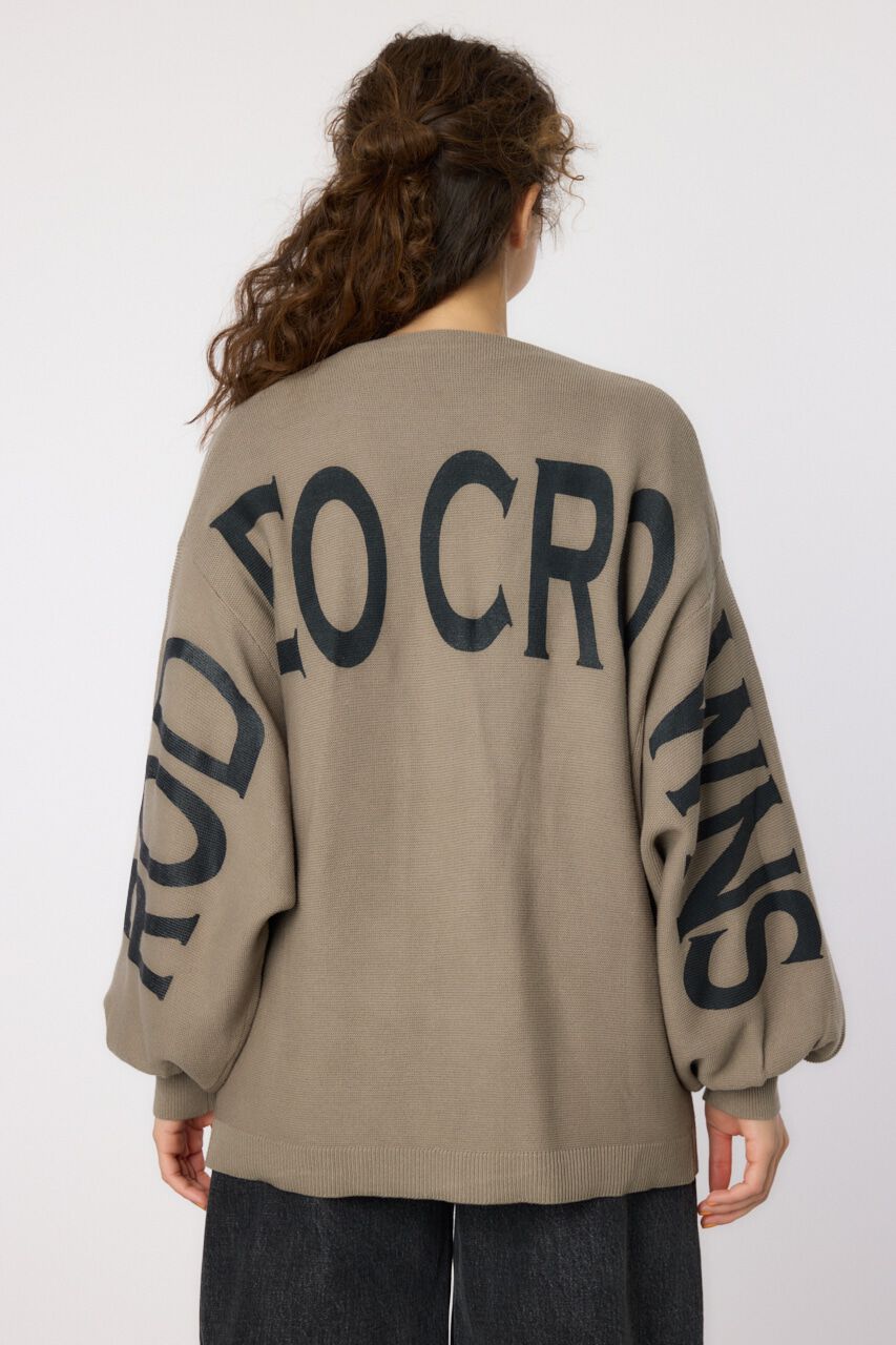 RODEO CROWNS「バックロゴドルマンニットカーディガン」|ニット・セーター|